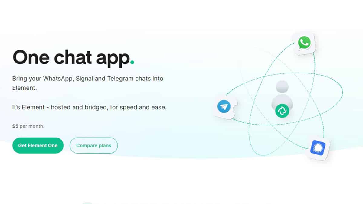 Element One: usare WhatsApp senza installare WhatsApp