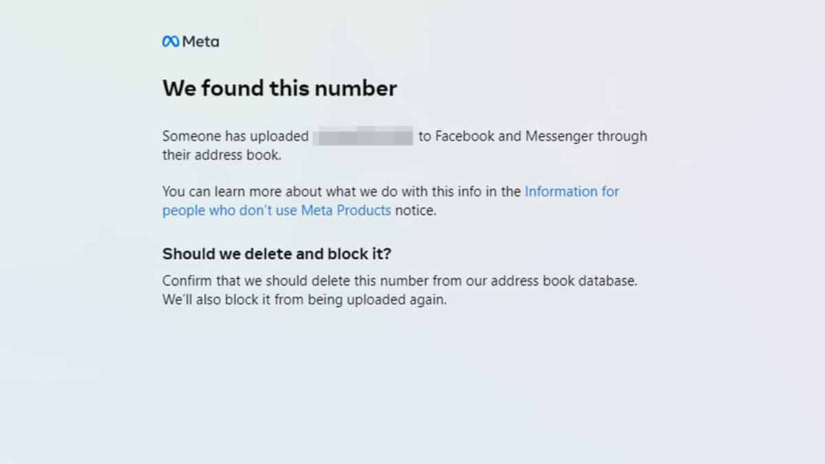Come rimuovere il tuo numero da Facebook (anche se non sei iscritto)