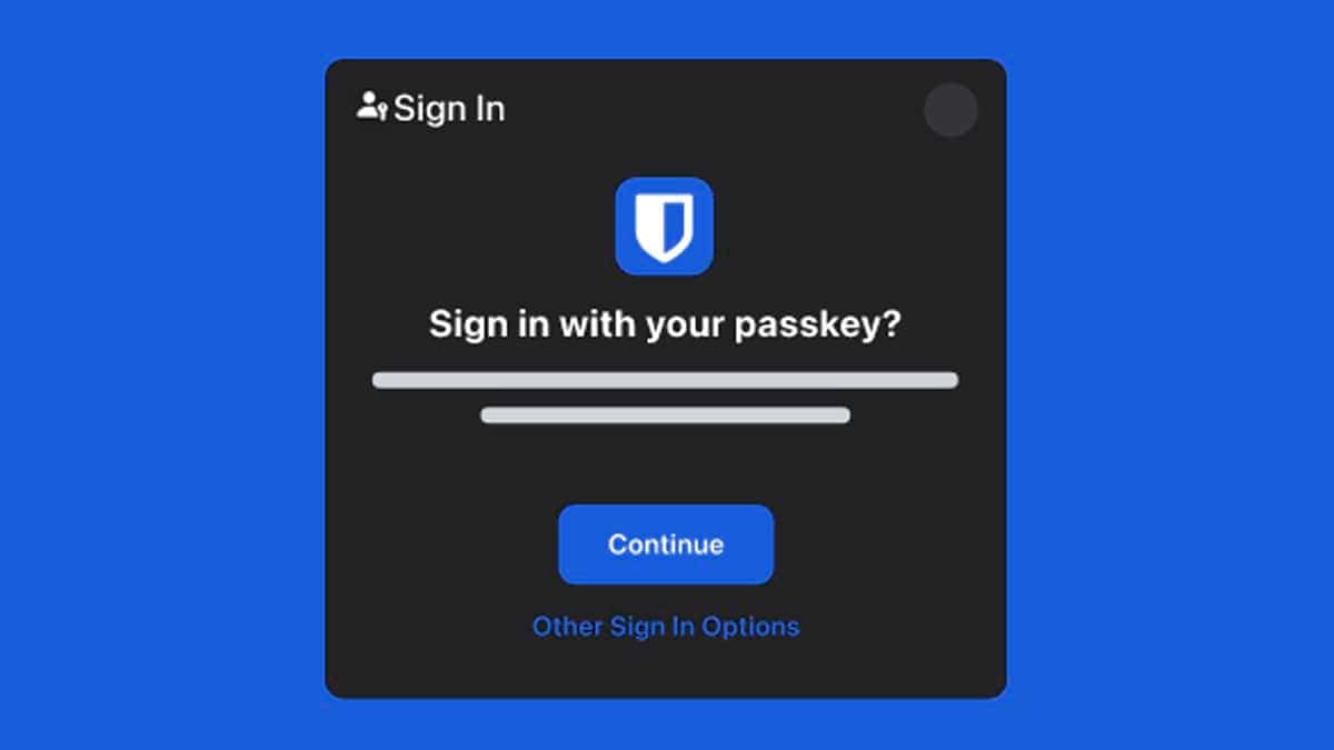 Il supporto alle passkey arriva su Bitwarden mobile