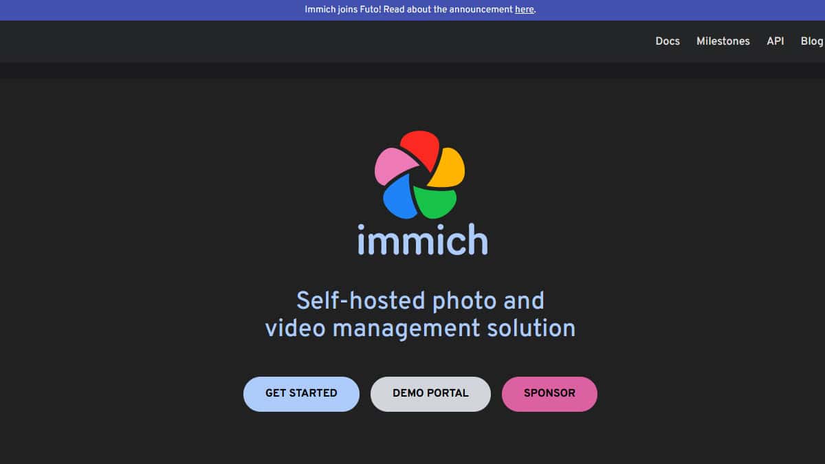 Immich, una soluzione per gestire foto e video, fa ora parte di FUTO