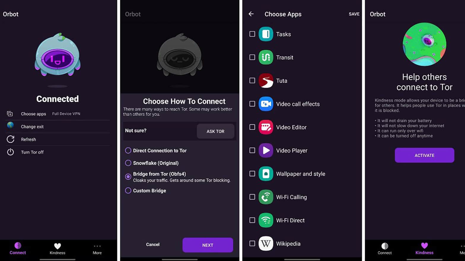 Orbot si aggiorna e cerca di sistemare l'eccessivo scaricamento della batteria