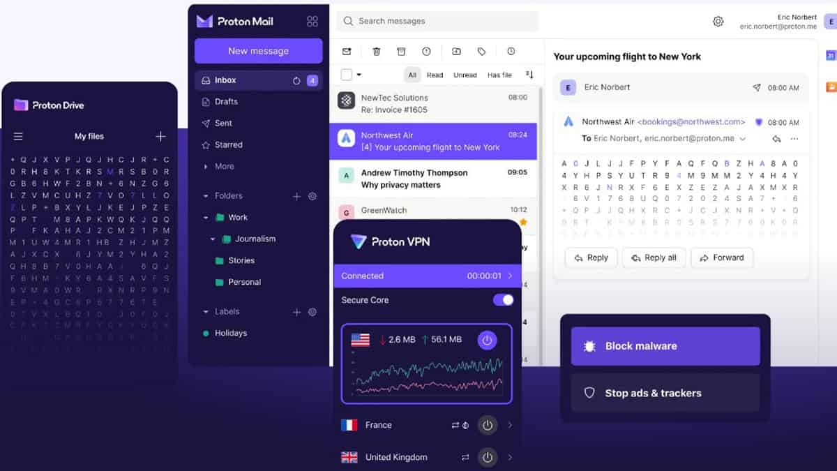 No, Proton non divulga i dati dei suoi utenti