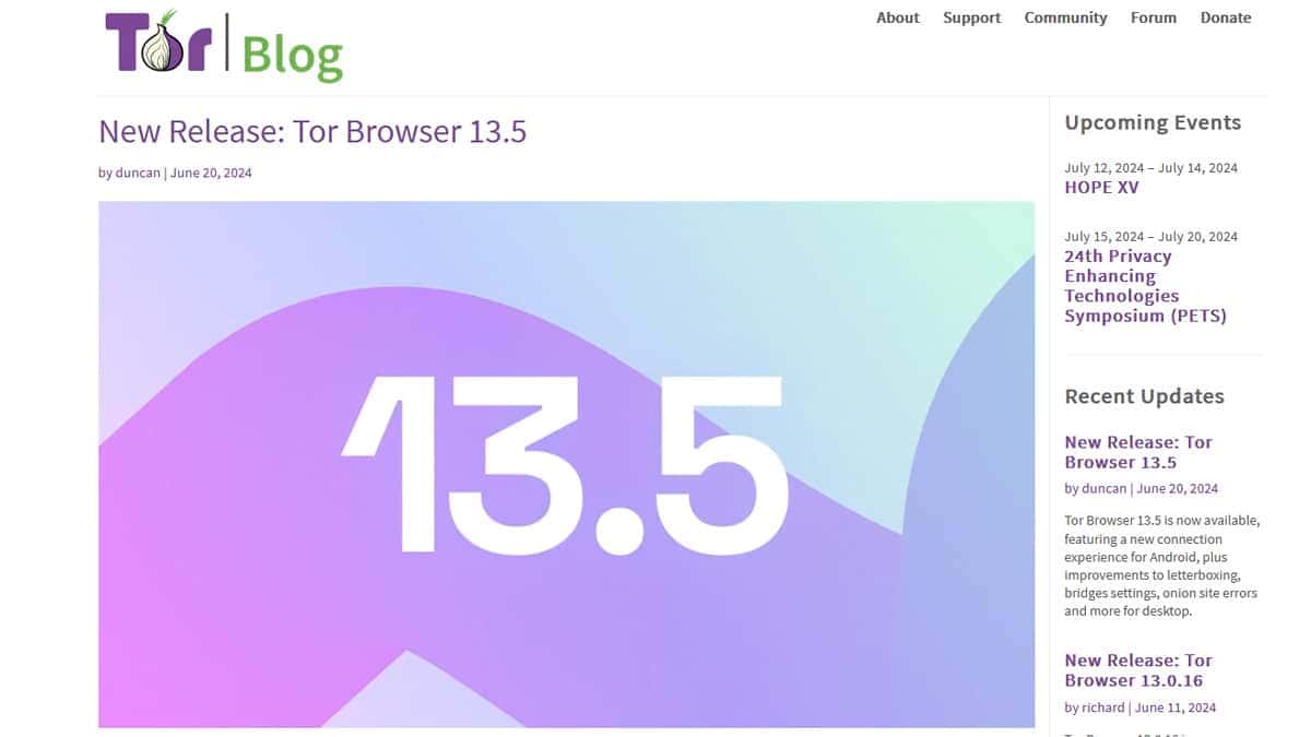 Tor Browser e Mullvad Browser si aggiornano alla versione 13.5