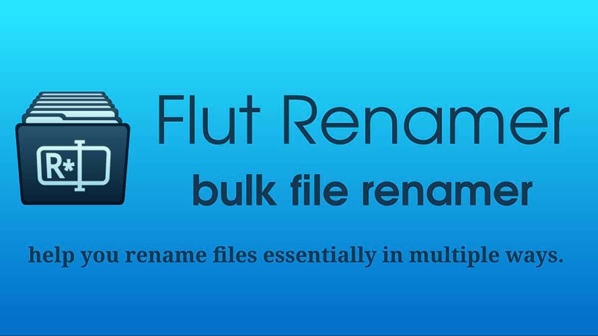 Flut Renamer, rinomina file e cartelle su Android