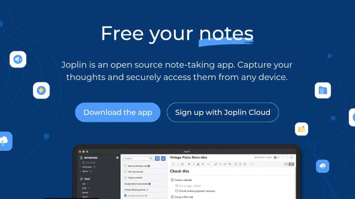 È stata rilasciata la versione 3.0 di Joplin