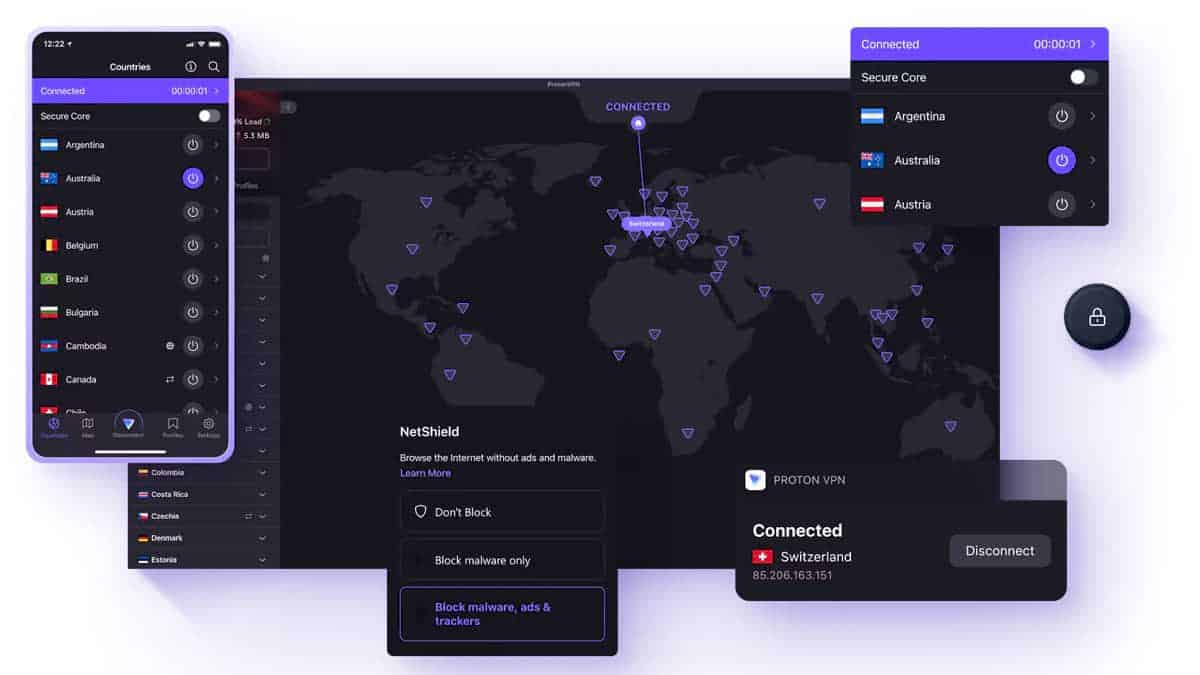 Proton VPN per Android si aggiorna alla versione 5.4.47