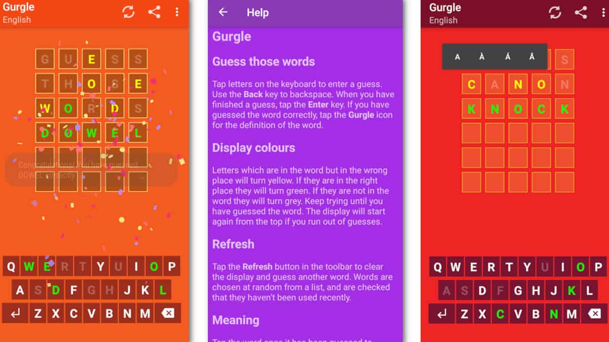 Gurgle, una versione open source di Wordle