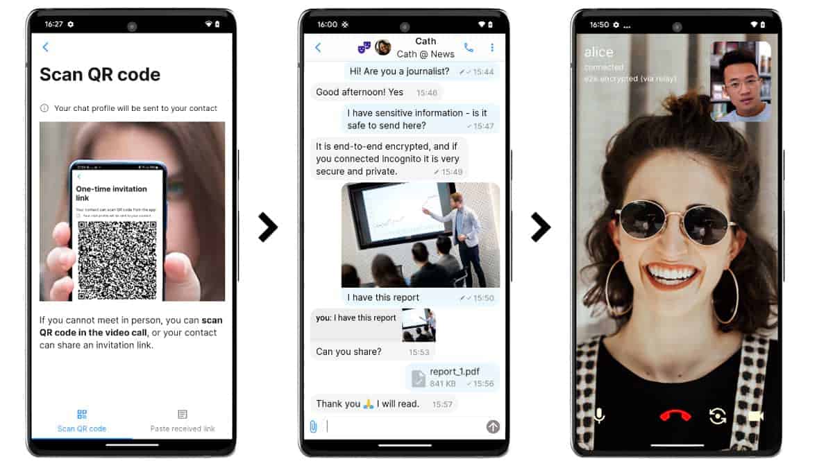 SimpleX Chat, un’app di messaggistica decentralizzata