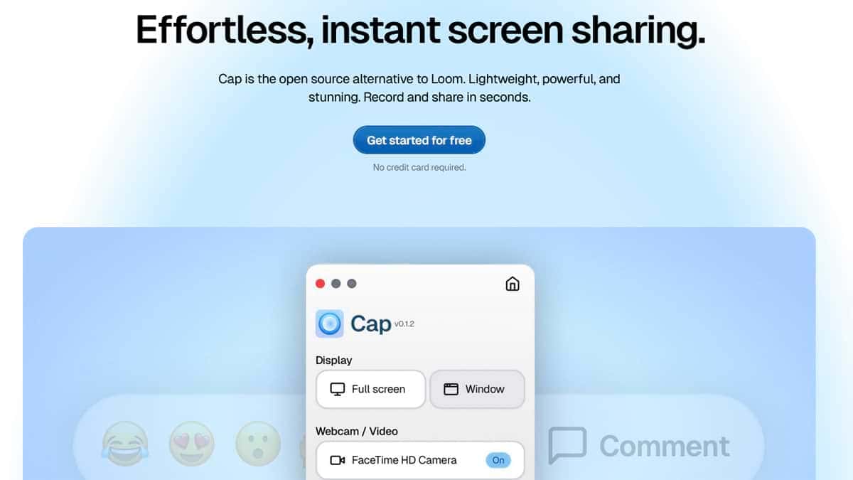 Cap, un’alternativa open source a Loom