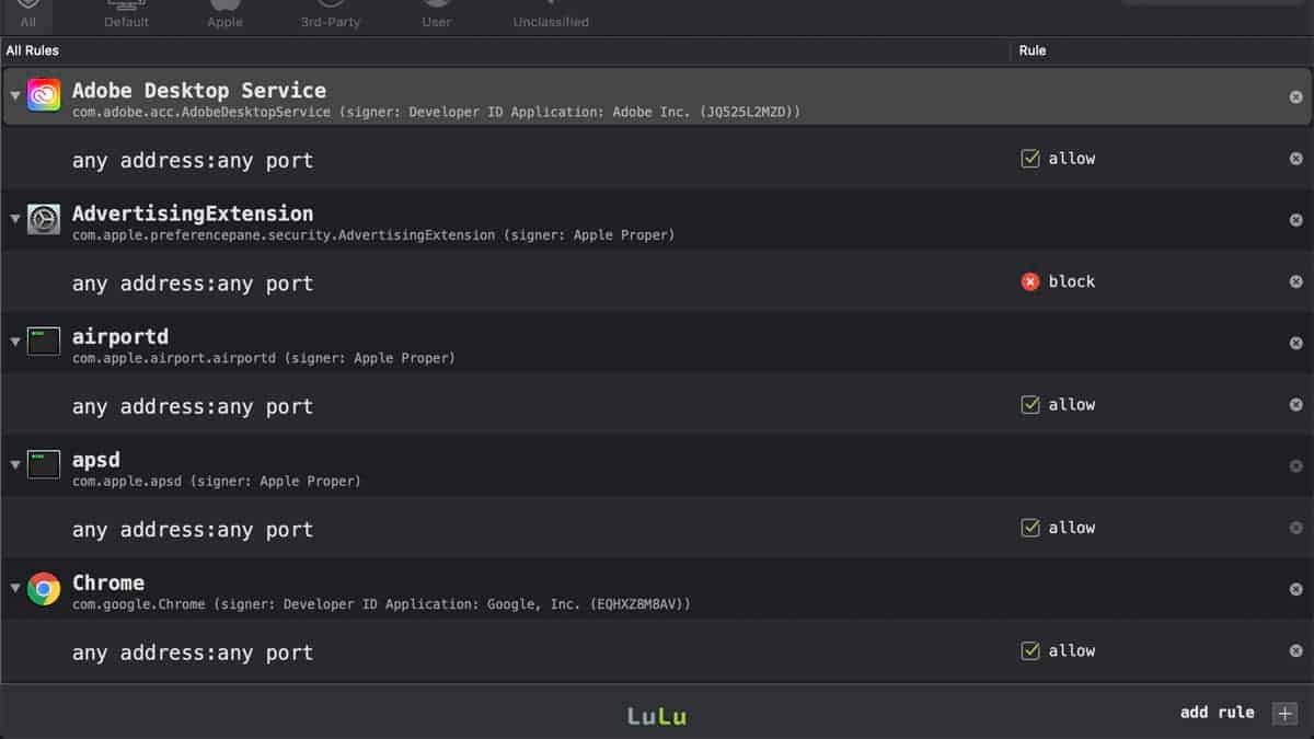 LuLu, un firewall open source per macOS