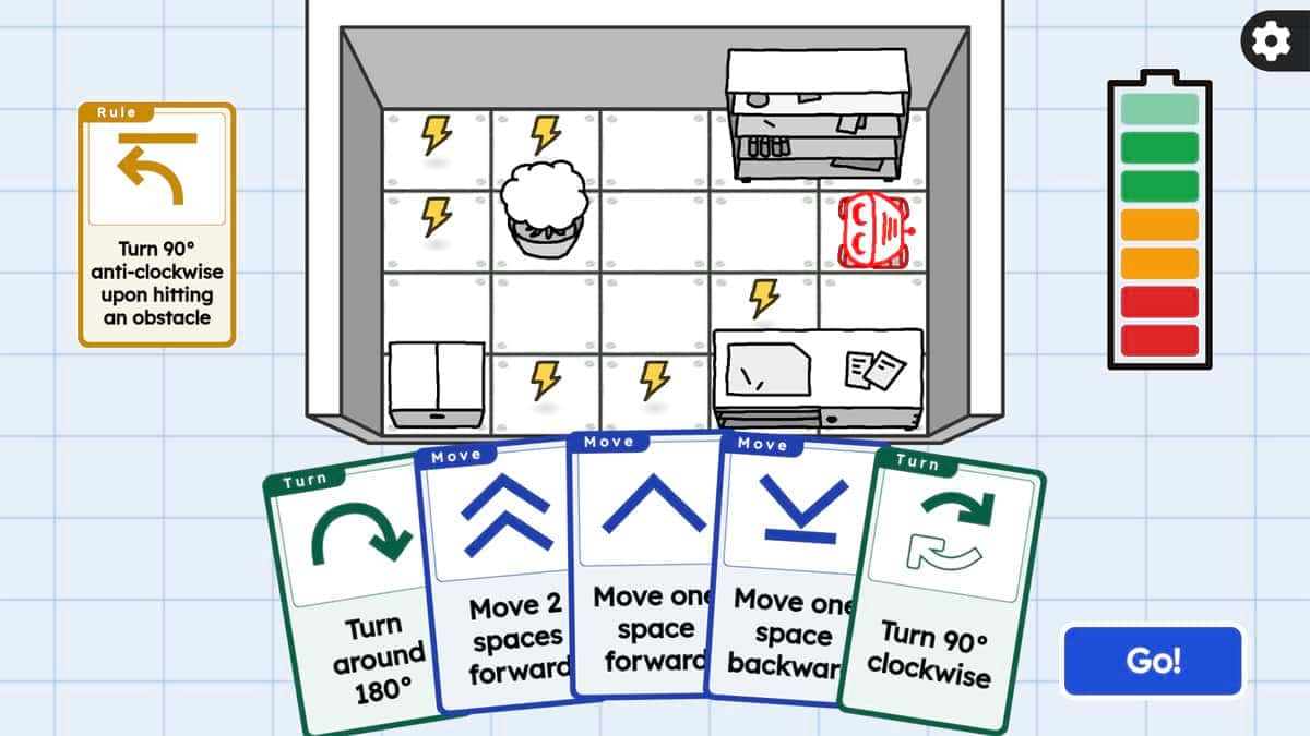 Mech Motion, aiuta il robot ad attraversare labirinti