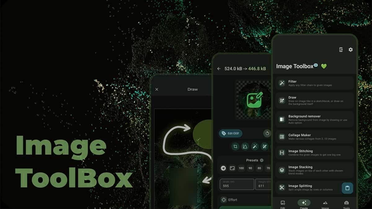 Image Toolbox, alternativa FOSS a Google Photo per la manipolazione di immagini