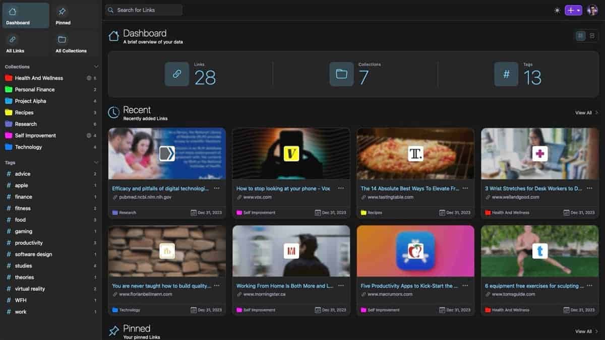 Linkwarden 2.8: nuove funzionalità e miglioramenti per il gestore di bookmark collaborativo