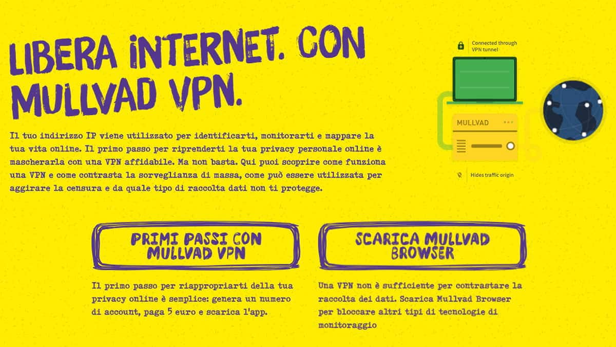 Mullvad VPN grazie anche a Multi-hop e DAITA è una vera VPN sicura!