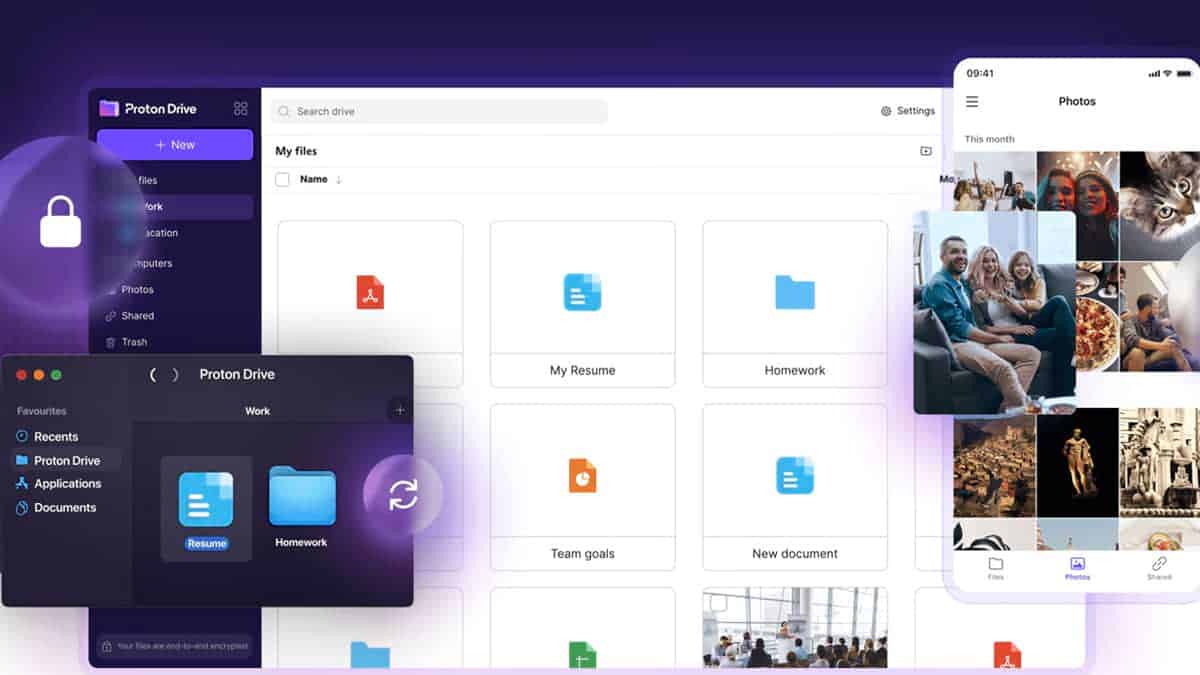 La roadmap di Proton Drive per inverno 2024/primavera 2025