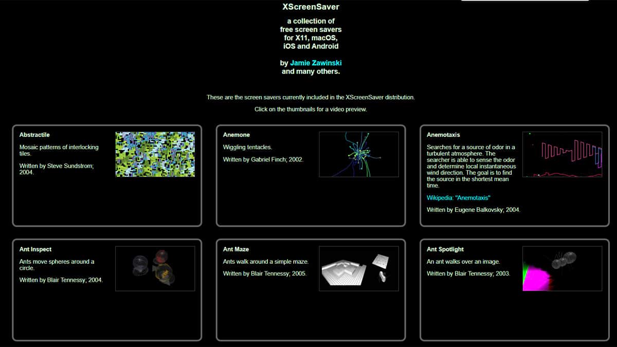 XScreenSaver, imposta sfondi animati su Android