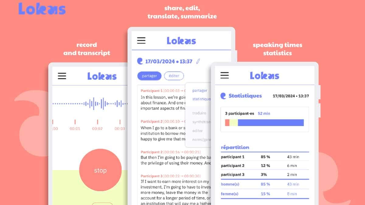 Framasoft presenta Lokas, un’applicazione per trascrivere voce a testo