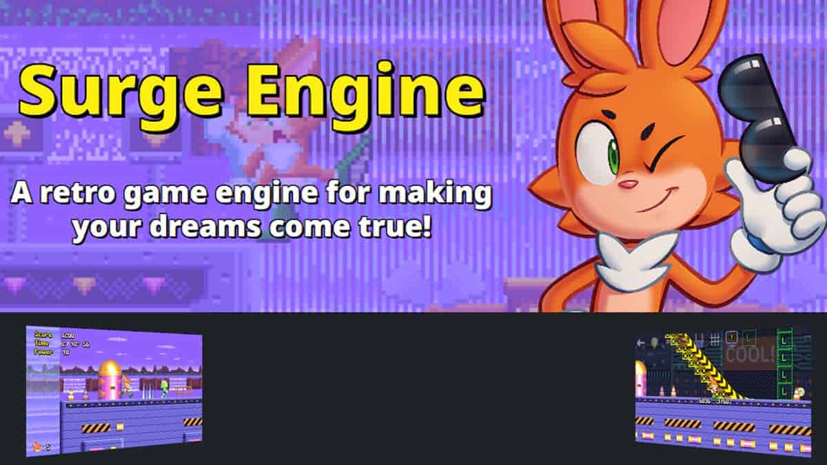 Open Surge: retro game engine