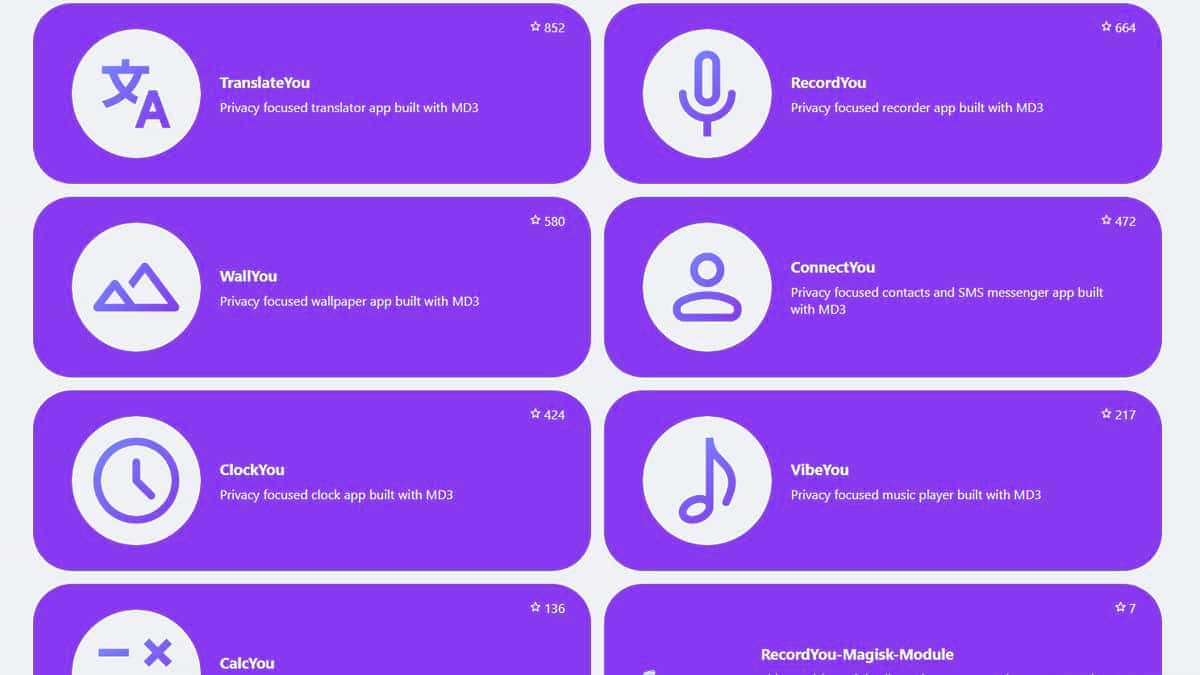 You Apps, un set di applicazioni utili e open source