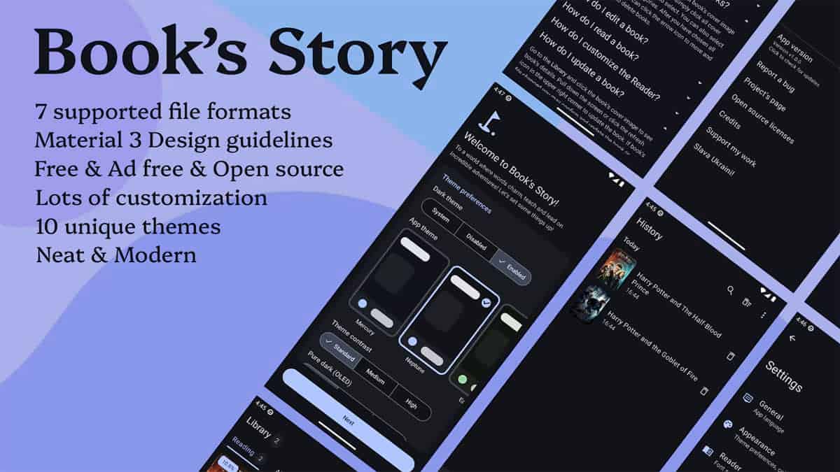 Book’s Story, un lettore eBook per Android