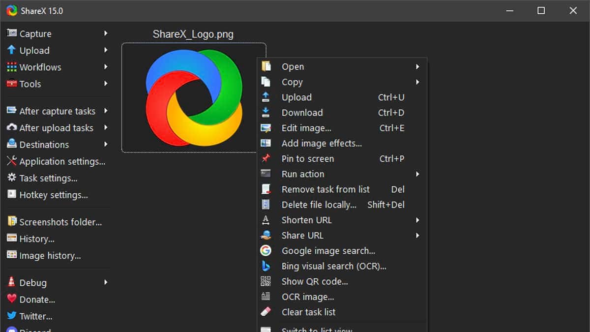 ShareX si aggiorna alla versione 17.0 con alcuni miglioramenti