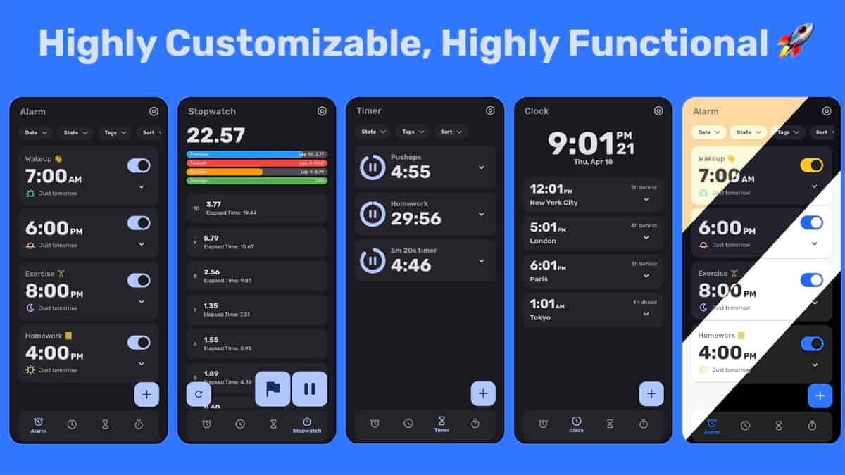 Chrono, un’app per gestire tempo e allarmi su Android