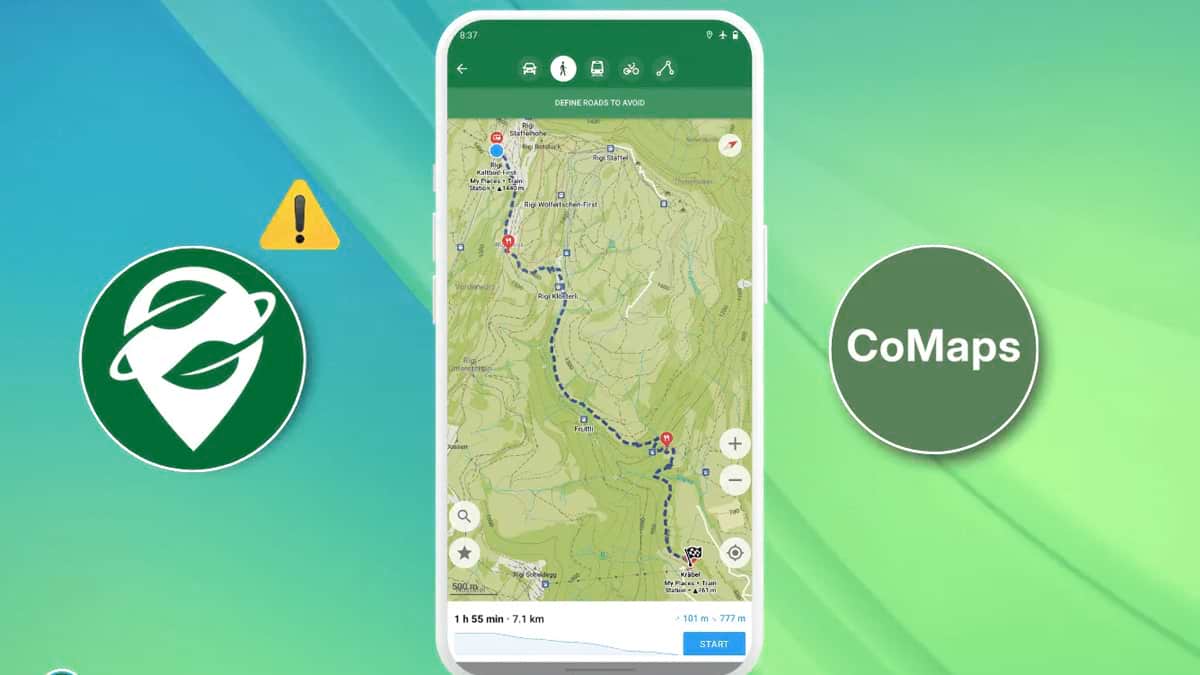Adesso è possibile provare CoMaps, il fork di Organic Maps